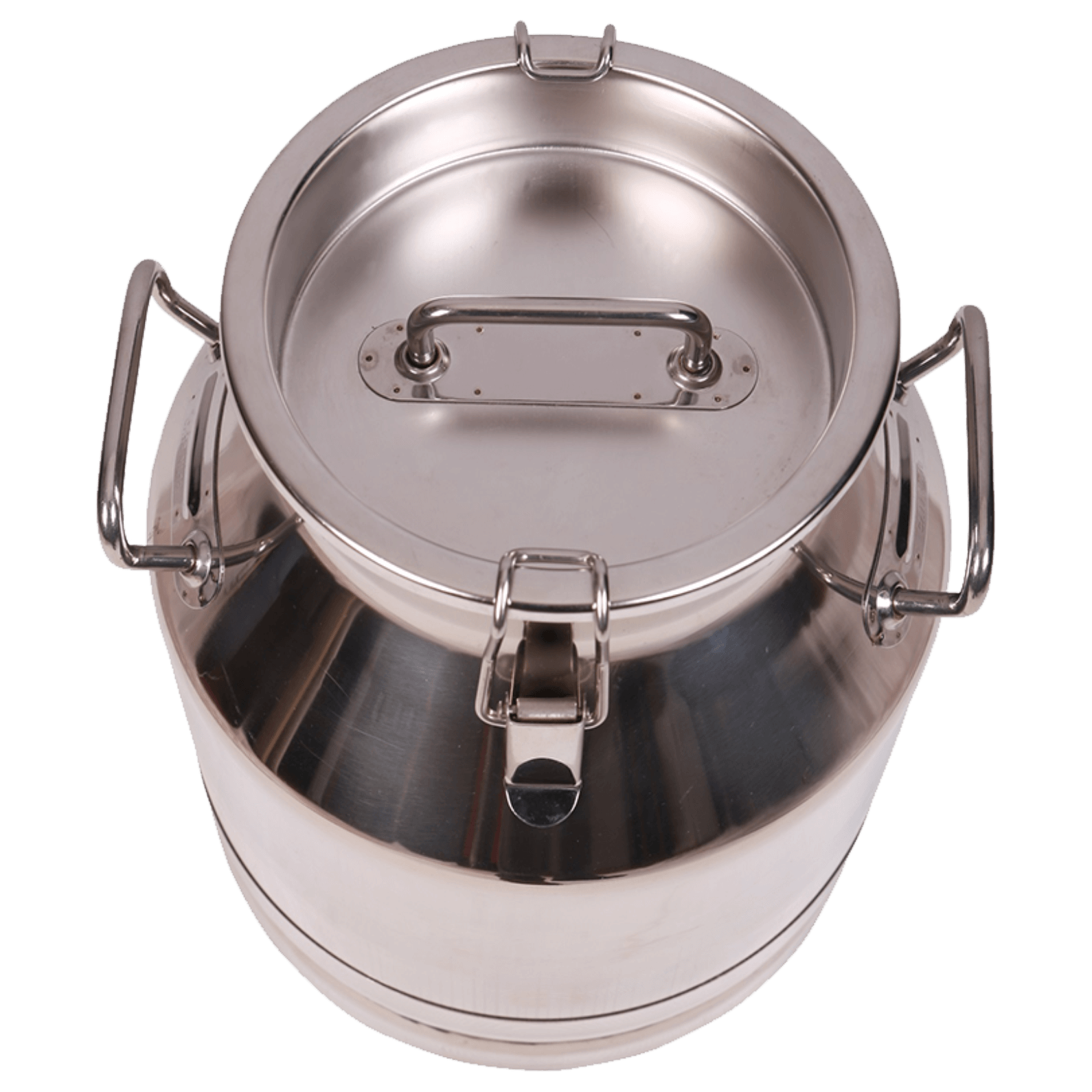 25 LT ÇELİK KAPAKLI KLİPSLİ PASLANMAZ ZEYTİNYAĞI TAŞIMA GÜĞÜMÜ